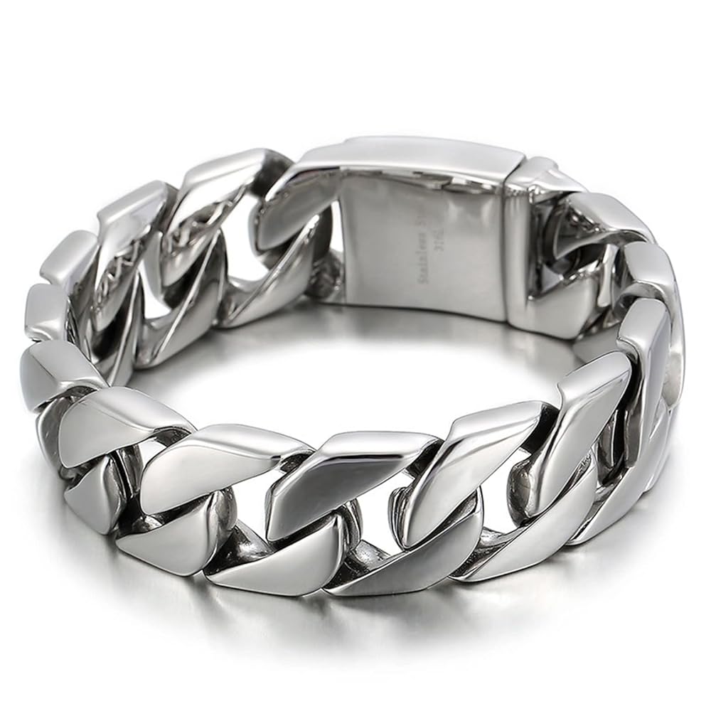【TKMC】OVY Silver Chain Bracelet（M） Amazon.com: Homxi Silver Chain Bracelet for Men,Men